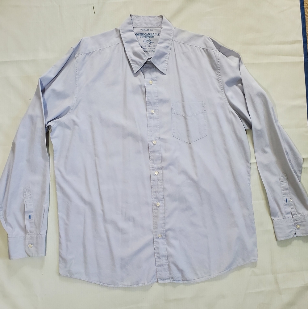 American Eagle Outfitters 100% Cotton Long Sleeve Button Down Shirt